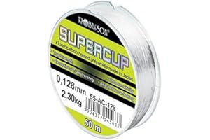 ROBINSON EUROPE Supercup FluorocarbonWettkampfschnur Farblos 50m
