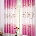 Ouneed Fashion Butterfly Calico Finished Product Cloth Window Screens Curtain