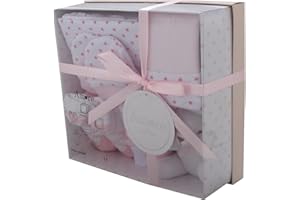 BEE BO Newborn Baby 7 pcs Gift Set 0 - 3 Months. Available in Blue or Pink (Pink STARS)