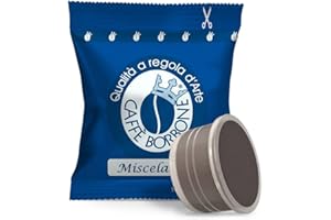 Caffè Borbone Café Mélange Bleu - 100 Capsules - Compatibles avec les Machines à café Lavazza Espresso Point