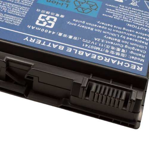 MTEC Laptop Notebook Akku 4400mAh 48,84Wh 10,8V/11,1V für Acer Extensa 5120 5210 5220 5230 5420 5430 5610 5620 5630 7120 7220 7420 7620 5220-101G08Mi 5620Z 5620Z-2A2G08Mi TravelMate 5220 5230 5310 5320 5330 5520 5530 5710 5720 5730 6592 7220 520-5A1G16Mi 5520-5134 5520-7A2G16Mi 5710G 5720-301G16N 7720G ersetzt Originalakku Bezeichnung: 23.TCZV1.004 4UR18650F-2-WST-3 934C2220F 934T2220F AK.008BT.054 BT.00603.024 BT.00603.029 BT.00604.011 BT.00604.015 BT.00605.014 CONIS71 GRAPE34 LIP-6219VPC - 3