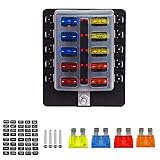 12v sicherungskasten boot LED-Anzeige-die LED-Anzeige leuchtet, wenn eine geblasen Sicherung entdeckt wird, leicht identifizieren und ersetzen geblasen Sicherungen sofort ohne erraten!