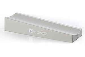 Dr. Paul Koch Injection Cushion 45 x 15 cm Foam Padding Washable PVC Cover Preformed Arm Recess Ivory White Made in Germany