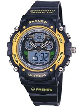 Student watch boy wasserdichte nachtlicht multifunktion elektronisches doppel-display-A