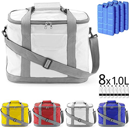 Kühltasche MARBELLA 20 Liter (= 36 Dosen) für Picknick, Grillen, Wandern, Ausflüge, Urlaub