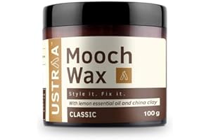 Ustraa Beard & Mooch Wax for beard styling - 100gm