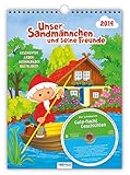 Kinderkalender Unser Sandmännchen 2019 Familienkalender: mit CD und Gute-Nacht-Geschichten by 