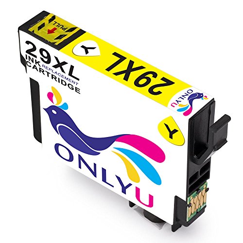 ONLYU 4Pack Kompatible Tintenpatronen für Epson 29 XL 29XL für XP-235 XP-245 XP-247 XP-330 X XP-332 XP-335 XP-342 XP-345 XP-430 XP-432 XP-435 XP-442 XP-445(1Schwarz1Cyan1Magenta1Gelb) - 5