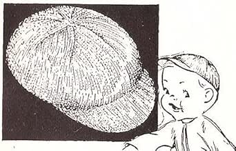 knitted newsboy cap pattern baby