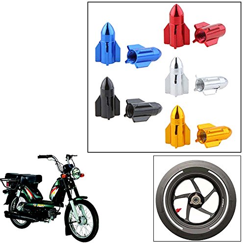 Vheelocityin Bullet Shape Multicolor Tyre Valve Cap (set of 2) For Tvs Heavy Duty Super Xl RS.99 (34.00% Off) - Amazon
