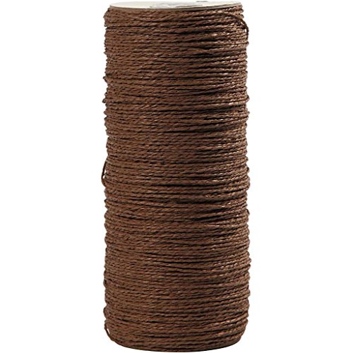 Papiergarn, Dicke 1,8 mm, braun, dünn, 250 g