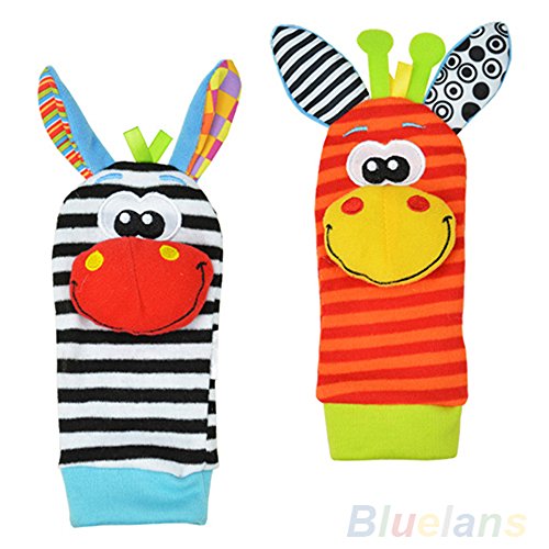 Price comparison product image Lovely Infant Baby Foot Socks Rattles Toys by buynice