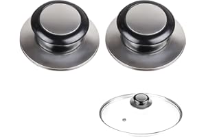 YZMMXZ 2 Pièces Boutons De Couvercle, Couvercles Pour Casseroles Et Poêles, Couvercle Inox, Poignée Casserole
