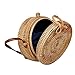 Produktbild AMOYER Bali Rattan-Tasche - Rund Handweb Crossbody Geldbeutel für Frauen