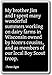Produktbild My brother Jim and I spent many wonderful summer... - Peter Agre - fridge magnet, Black - Kühlschrankmagnet