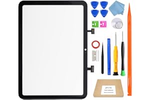 JPUNG Kit de repuesto para iPad 10 (10ª generación 2022) A2696 A2757 A2777 pantalla táctil digitalizador, para iPad de 10ª generación de 10.9 pulgadas, juegos de reparación completos + guía de video (no