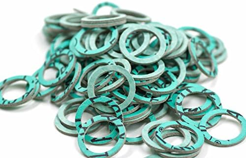 Universal flat gasket Type 180 suitable for sanitary fittings and heating elements (up to 180°C) 100 pcs (100, 3/4" normal (24x18x2))
