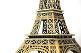 FCAROLYN Paris Eiffelturm Kunsthandwerk Kunst Statue Modell Figurine Center Raum-Dekor Schmuck Ständer Halter, 7.0 Zoll(Bronze) - 3