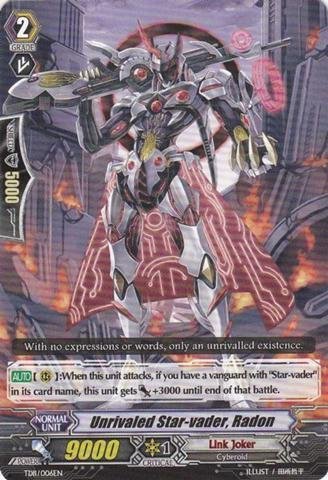 Preisvergleich Produktbild Cardfight!! Vanguard TCG - Unrivaled Star-vader, Radon (TD1 / 006EN) - Trial Deck 11: Star-vader Invasion by Cardfight!! Vanguard TCG
