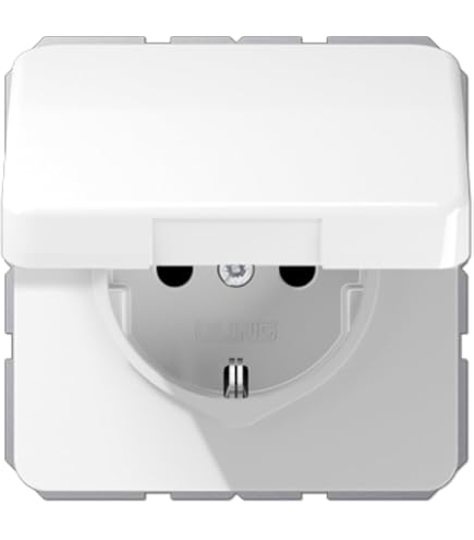 Jung 1520 KL Presa Schuko 16 A 250 V con coperchio | WhichOne