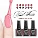 Yaoshun Top Coat Base Gel Nail Polish UV LED Soak Off Clear Color Lacquer Shiny Finish Varnish 10ML 2PCS (T+B)