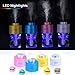 Produktbild Dreamworldeu Mini Ultraschall LuftbefeuchterDuftzerstäuber Duft/Aroma Diffuser USB LED Light Farbwechsel Ätherische ÖleAromatherapy Diffusor Vernebler Raumbefeuchter RaumluftbefeuchterLuftbefeuchtungsgeräte Color Random