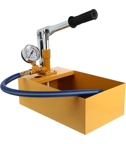 Pompa Di Prova Pressione KATSU 5L 0-50Bar - Per Tubazioni Idrauliche, Con Manometro E Accessori - Foto 9