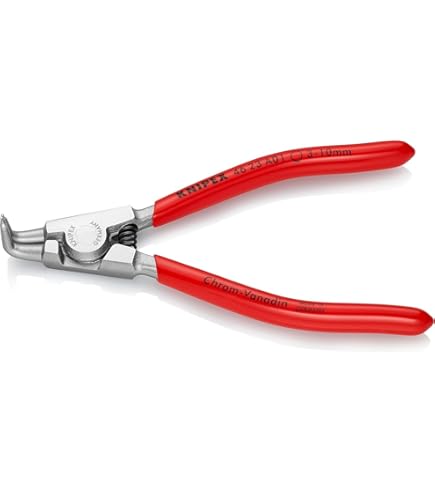 thumbnail image 2 of Knipex 46 23 A11 Chrome External Circlip Pliers - 90 Degree Angle, 10-25mm Range | Forged Tips, Plastic Handles 2 of 2