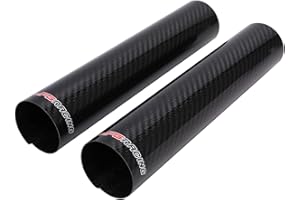 FAST PRO FastPro - Protector de horquilla delantera de fibra de carbono para motocicleta