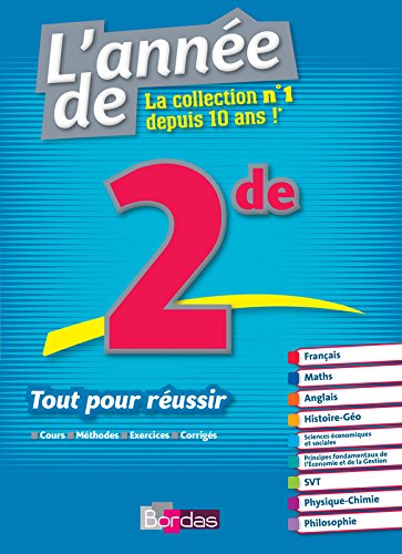 Télécharger L'Année de la 2de - Tout pour Réussir PDF