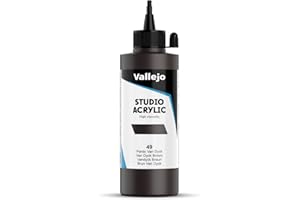 Vallejo ACRYLIC STUDIO, PINTURA ACRÍLICA, 200ML, PARDO VAN DICK, Nº 49