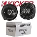 Produktbild Peugeot 406 Coupe - Kicker DSC 6930-6x9 Zoll (16x23cm) Oval Koax Lautsprecher - Einbauset