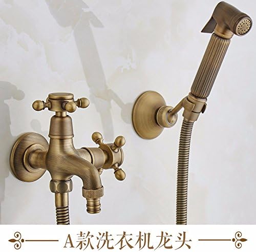 FLYRCX All Copper European Washing Machine Mop Pool Faucet Balcony Outdoor,A