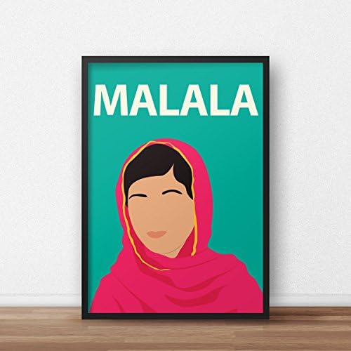 Malala Yousafzai Poster Print - Artwork - Inspirational - Feminist - Education