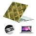 Produktbild Se7enline MacBook-Gehäuse, matt, gefrosteter Kunststoff, Hartschalen-Abdeckung mit transparenter Silikon-Tastaturfolie und Displayschutzfolie Wood Grain Cross Macbook Air 13"(Models: A1369, A1466)