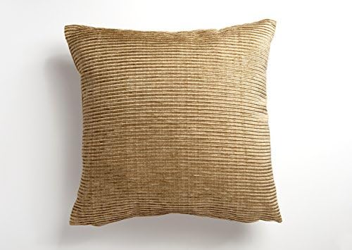 Boudoir Plain Chenille 16.5in x 16.5in Cushion Cover in Latte