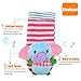 TOLOLO Baby Rattle Socks Foots Keep Warm Sock Soft Toy - Elephant and Monkey