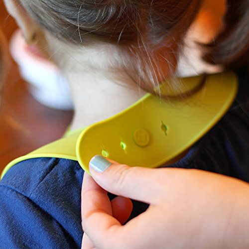 Wasserdichtes Lätzchen aus Silikon mit einfacher Reinigung! Bequeme, weiche Baby-Lätzchen, die Flecken fernhalten! Investieren Sie nach dem Essen mit Säuglingen und Kleinkindern weniger Zeit mit Saubermachen! Satz aus 2 Farben - 5