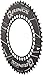 Produktbild Rotor Q-Ring Aero Kettenblatt außen 130 mm 5-Arm schwarz Ausführung 54 Zähne 2017 Kettenblätter
