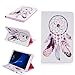 Produktbild Roreikes Samsung Galaxy Tab A 10,1 Zoll T580N / T585N Hülle, Blumenmuster Muster TPU Leder Flip Magnetverschluss Wallet Kreditkarte ID Card Slots Magnetic TPU Leder Beschützer Tasche Hülle Etui Schale mit Standfunktion Weich TPU Innere Hülle Case leder Flip Beschützer Haut Schutzfolie Case für Samsung Galaxy Tab A 10,1 Zoll T580N / T585N