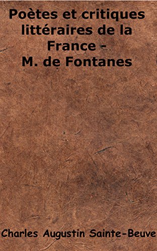 Poètes et critiques littéraires de la France.