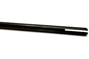 Pro-Graad 6" Slotted Mandrel, 1/4" Shank, Split Head, Sand Internal Holes, Carbon Steel, Pack of 1