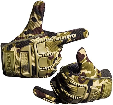 Anzer Outdoor Sport Glove for Motorcycle Bike Cycling, Hiking, Camping (Camouflage, large)