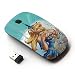 Produktbild KOOLmouse [ Optische 2.4G kabellos Maus ] [ Sexy Chick Blonde Babe Teal Woman Girl ]