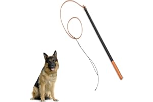 Kylewo Frusta di Cuoio per Animali Domestici per Cani Addestramento di Animali Domestici, Esercizio Professionale