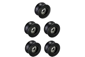 Chiloskit Lot de 5 poulies de guidage en nylon 8 x 40 x 20 mm