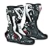 Produktbild Sidi ST Schwarz/Weiß Motorrad Sport Race Stiefel + kostenloser Socken New