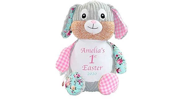 personalised easter bunny teddy