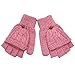 Internet Women Warmer Winter Fingerless Gloves (Pink)