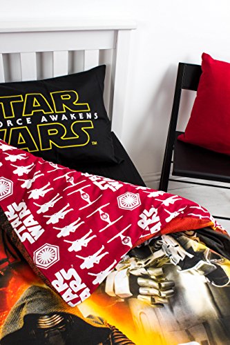 51u0t%2BcJKKL Kids 'Noir' Star Wars : Le Réveil de la Force "Ensemble de housse de couette et taie d'oreiller